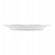 Prato 20cm Para Sobremesa De Porcelana Wave Branco